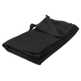 Wentex Backdrop Stage Curtain Drape Black 3m x 6m (W x H) unpleated