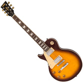 Vintage V100 Guitar - Left Hand- Flame Iced Tea