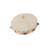 Soundsation 6" Maple Tambourine Natural Skin Head + Jingles Percussion
