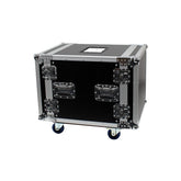 eLumen8 10U Rack Flight Case (with Wheels)