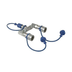 Showtec CO2 3/8 Qlock 2-way splitter for CO2 Bottle Cannon Showtec CO2 3/8 Qlock 2-way splitter for CO2 Bottle Cannon