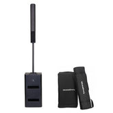 ZZipp ZZEPHYRUS412 Active 1450w Bass Reflex Column System + Active Satellite Inc Bags