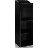 Zomo VS-Box 100/4 Étagère de rangement en bois pour disque vinyle LP 12"