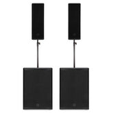 RCF NXL-14A & SUB15-AX 8600W Active Speaker Package