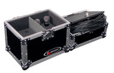 Odyssey Flight Zone 12 Microphone Case Flightcase with Storage Compartment PA