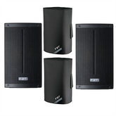 2x FBT X-LITE 108A 8" Active Speaker Bluetooth inc covers