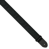 Perris 6542 Jacquard Black Strap W/leather Ends
