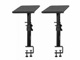 Omnitronic TMO-4 Monitor Stand Set – Adjustable Clamp-On Speaker Stands (2x)