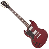 Vintage Vs6 L/hand Guitar- Cherry Red