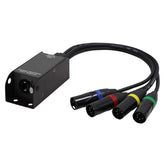 LEDJ EtherCON to DMX Multicore Adaptor 5-Pin Male XLR Tails
