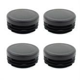 4x Penn Elcom Black Plastic Plug for 35mm Speaker Stand Tube Pole