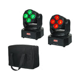 Equinox Fusion 40 Pack Moving Head Dual Pack 4 x 9W RGBW LED