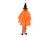 Figurine d'Halloween Europalms Fantôme avec chapeau de sorcière, 150 cm