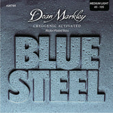 Dean Markley Blue Steel Bass Guitar Strings Nps Med Light 4s 45-105
