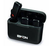 Eikon Twinstream Dual Wireless Clip-On Microphone System for Podcast Blogging Interview
