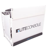 Cabine DJ pliable Liteconsole XPRS White V2