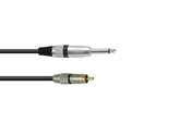 Omnitronic Adaptercable Rca/Jack 0.9M Bk