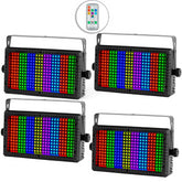 4x Equinox FX Block RGB LED Strobe & Pixel Effects Panel