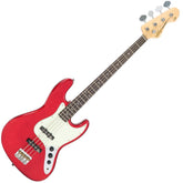 Vintage Vj74 Bass- Candy Apple Red