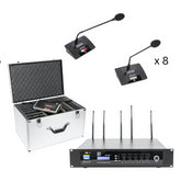 BST HTX-28 8 Channel Wireless Microphone Conference System Expandable to 256