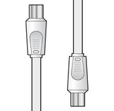 AV:Link Coaxial lead plug to socket 2.0m