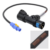 LEDJ 2m 2.5mm T Connect to PowerCON Cable