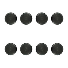 8x Haut-parleurs de plafond étanches Electrovision 6" (Noir) 8x Haut-parleurs de plafond étanches Electrovision 6" (Noir)