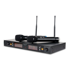 American Audio WM-219 Dual UHF Handheld Microphone Karaoke DJ Disco American Audio WM-219 Dual UHF Handheld Microphone Karaoke DJ Disco