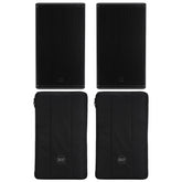 2x RCF NX932-A 12" Professional Active Speaker 2100W inc Covers
