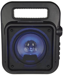 QTX Effect Tragbares Bluetooth-Partylautsprecher-Soundsystem mit Mikrofon QTX Effect Tragbares Bluetooth-Partylautsprecher-Soundsystem mit Mikrofon