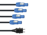 EUROLITE P-Con power cable 1-4, 3x2,5mm²