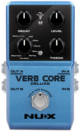 NUX Verb Core Deluxe Pedal, Guitar Reverb Pedal