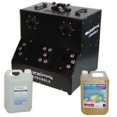 Zzip ZZBUBBLE Machine à bulles de fumée 850 W avec fluide DJ Disco « Bulles remplies de fumée »