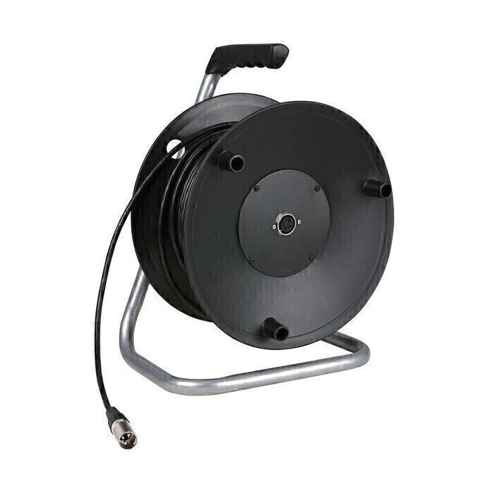 DAP Audio 50m Microphone Cable on Reel Drum DJ PA System Studio