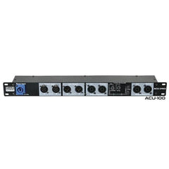DAP ACU-100 Speaker Amplifier Rack Connection Unit Speakon XLR Patch 1U DAP ACU-100 Speaker Amplifier Rack Connection Unit Speakon XLR Patch 1U