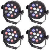 4x Kam Par 12 USB Light Mini Par DJ Disco Party Light