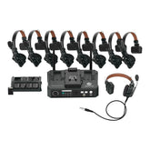 Hollyland Solidcom C1 Pro 9 Way Comms System, Inc 1x Wired Master Headset and 8x Wireless Headset