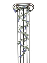 EUROPALMS Flowering Garland, artificial, blue, 180cm