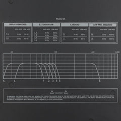 RCF 2x21" Active High Power Subwoofer 3600W Black RCF 2x21" Active High Power Subwoofer 3600W Black