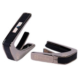 Thalia Guild Black Chrome Finish Capo - Ebony Inked With V Block Fingerboard Marker