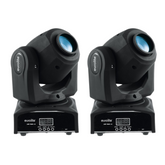 2x Eurolite 10w Cree LED TMH-13 Moving Head Spot