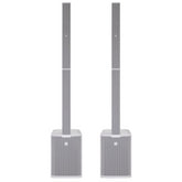 2X LD Systems MAUI® 28 G3 W Säulen-PA-System, Weiß