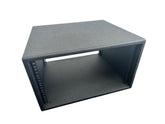 StageCore 6U 19" Rack Sleeve, Rack Strip Front & Rear, Painted Black