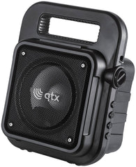 QTX Effect Tragbares Bluetooth-Partylautsprecher-Soundsystem mit Mikrofon QTX Effect Tragbares Bluetooth-Partylautsprecher-Soundsystem mit Mikrofon
