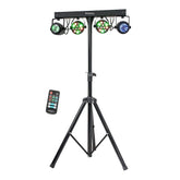 Ibiza Light Derby FX Bar inc. 2x Par Can and Moonflowers