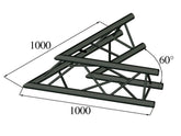 Alutruss Trilock S-Pac 20 2-Way Corner 60? Black