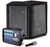 Wharfedale PMX-500 System PA-System inkl. Mixer 150 W, Lautsprecher und Mikrofon