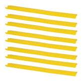 8x Showgear Kabelabdeckung 3 gelbe ABS-Kanäle, Größe: 39 x 13 mm