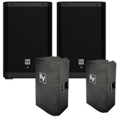 2x Electro-Voice ZLX8P G2 8" Active Speaker 1000W inc Covers