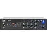 BST APM1120 COMPACT PA MIXER AMPLIFIER 120W USB, SD, BLUETOOTH, FM & REMOTE CONTROL